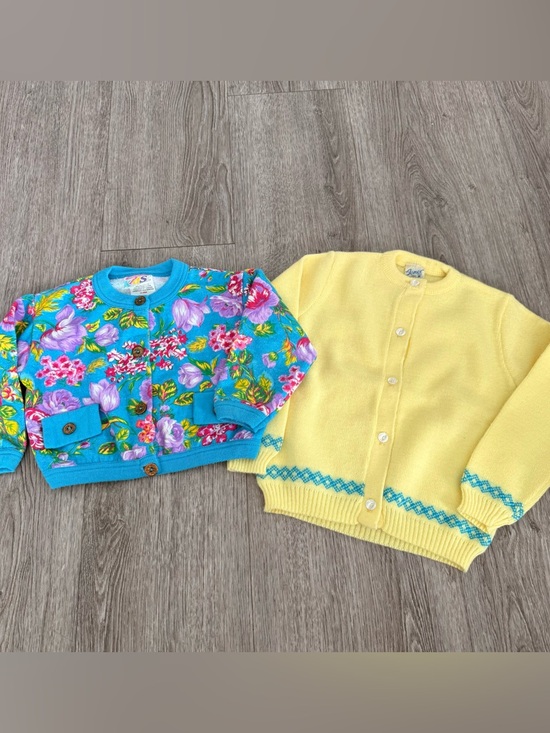 Sears Other - Vintage toddler girl cardigans lot of 2